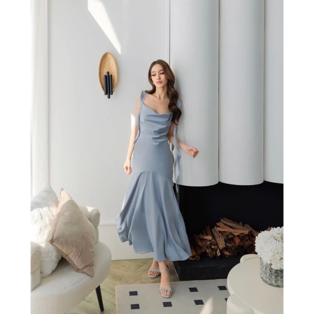 Dusty Blue Dress
